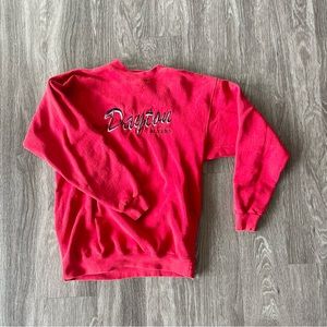 Red Crewneck Sweatshirt - Dayton Flyers Logo